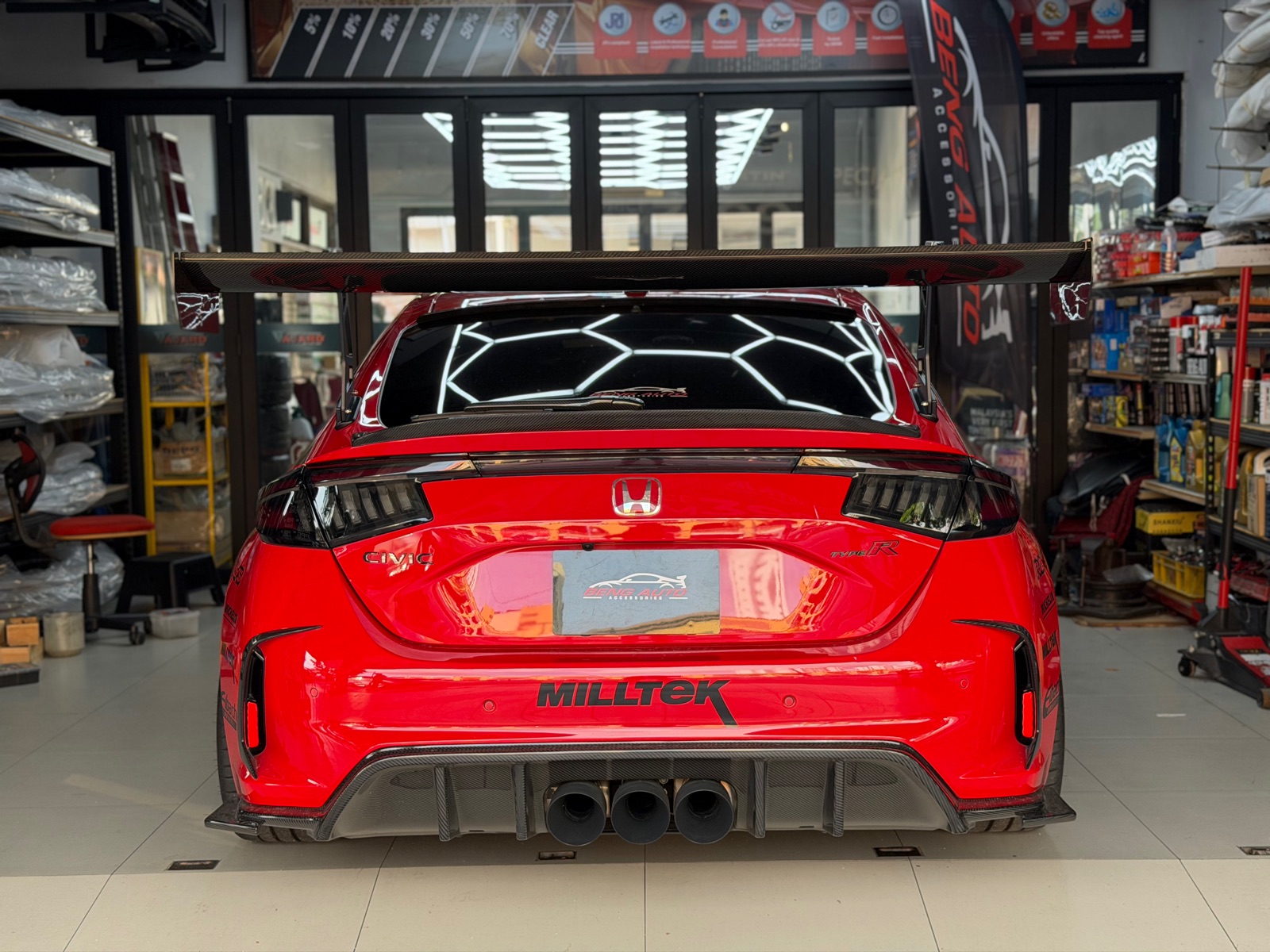 AR DESIGN CARBON REAR DIFFUSER