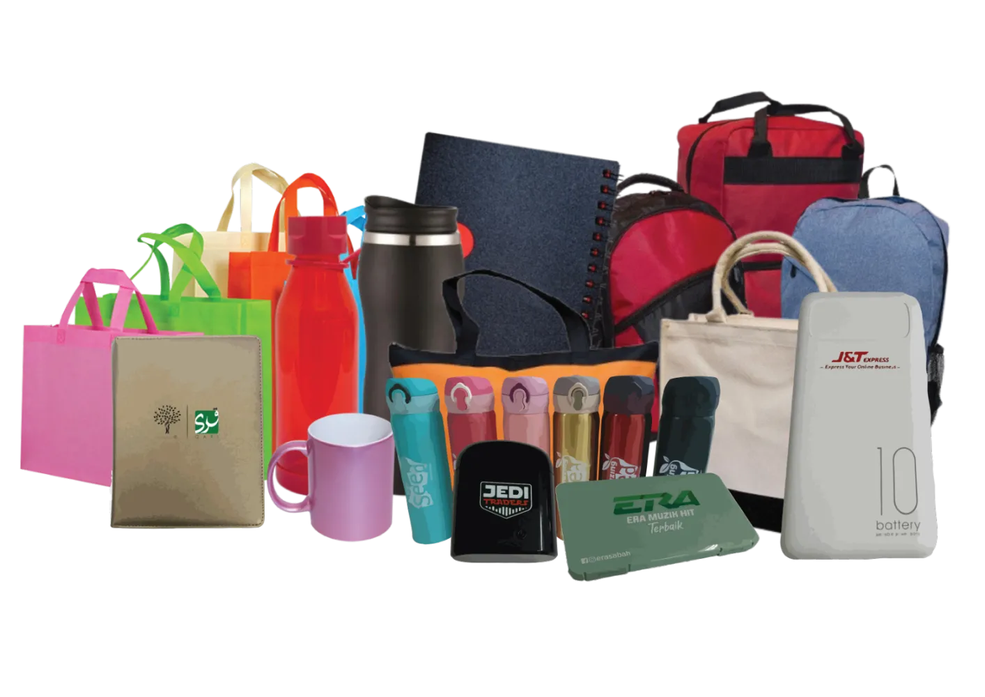 Selection of customised premium and corporate gifts by Apple Sport Malaysia