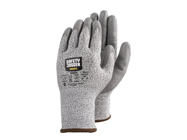 Safety Jogger SHIELD 4X43C Cut Resistant Safety Gloves Malaysia | HPPE PU Coated Industrial Work Gloves