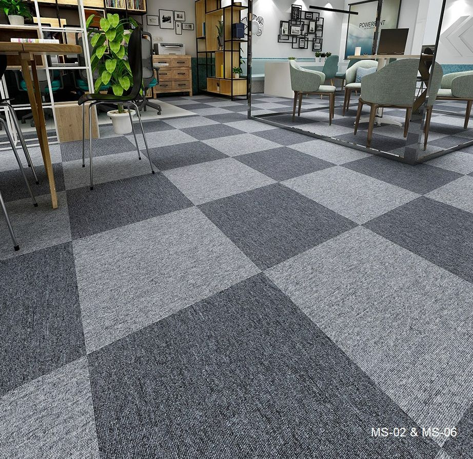 4mm Carpet Tile Sq Plain color (50cm x 50cm) **RM 1.55/sqft 