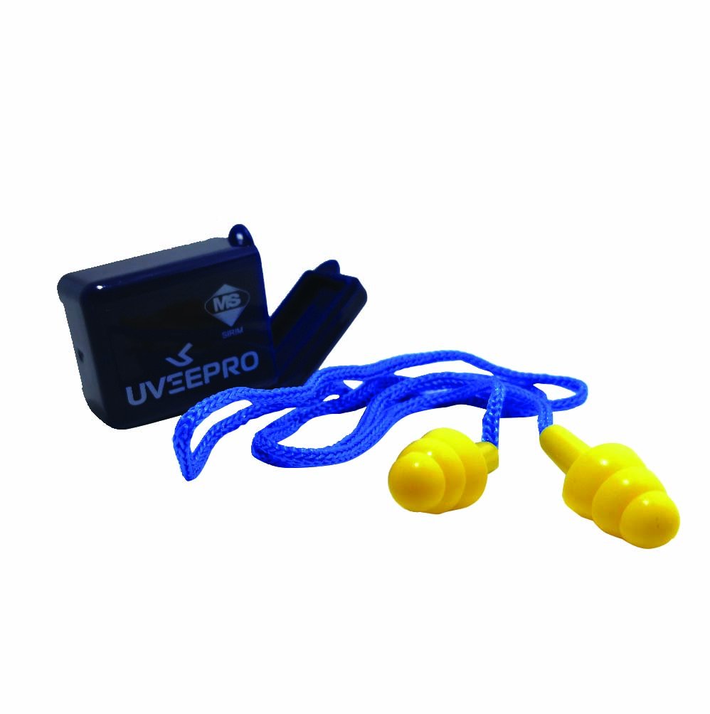 UVEE Safety Reusable Foam Earplugs With Case