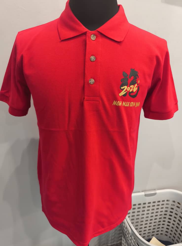 CVC Honeycomb Short Sleeve Polo Shirt 2C Silkscreen Printing