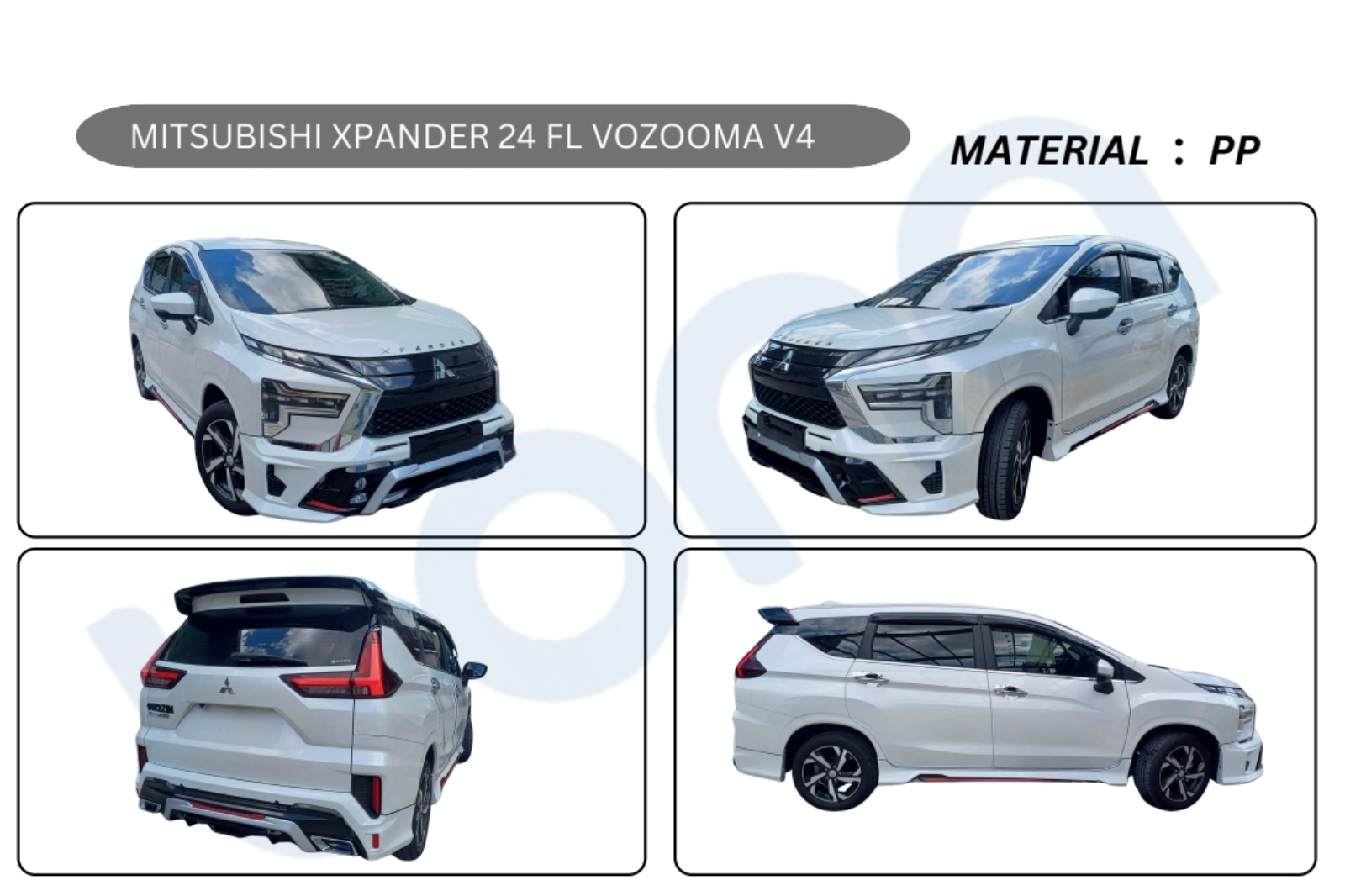 Mitsubishi Xpander Vozooma V4 bodykit