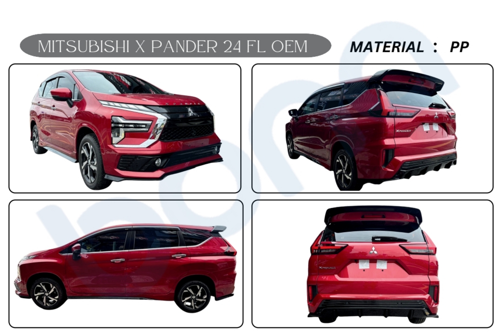 Mitsubishi Xpander Facelift OEM bodykit