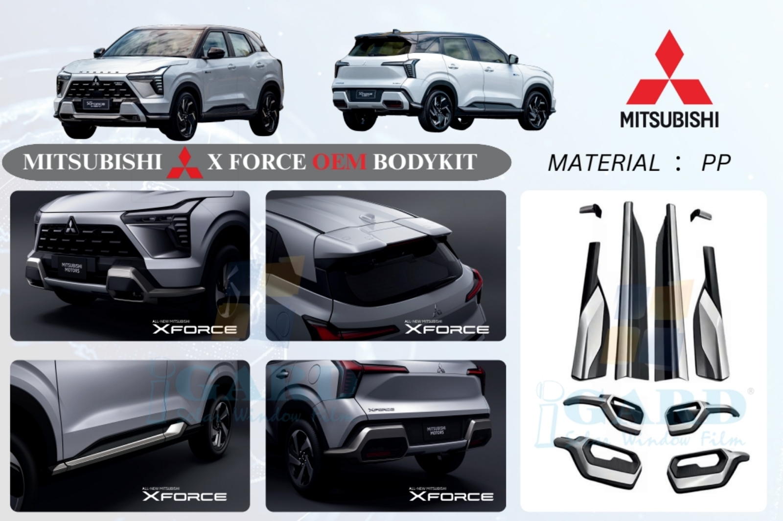 Mitsubishi X Force OEM bodykit