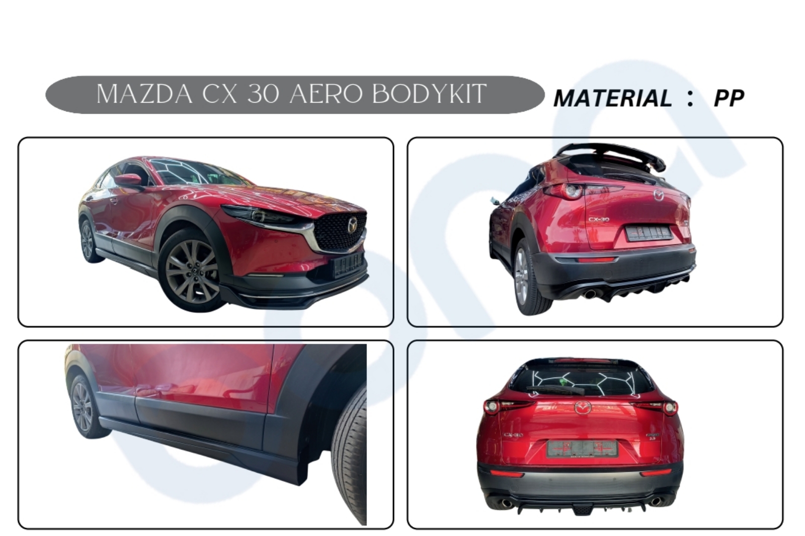 Mazda cx30 aero bodykit