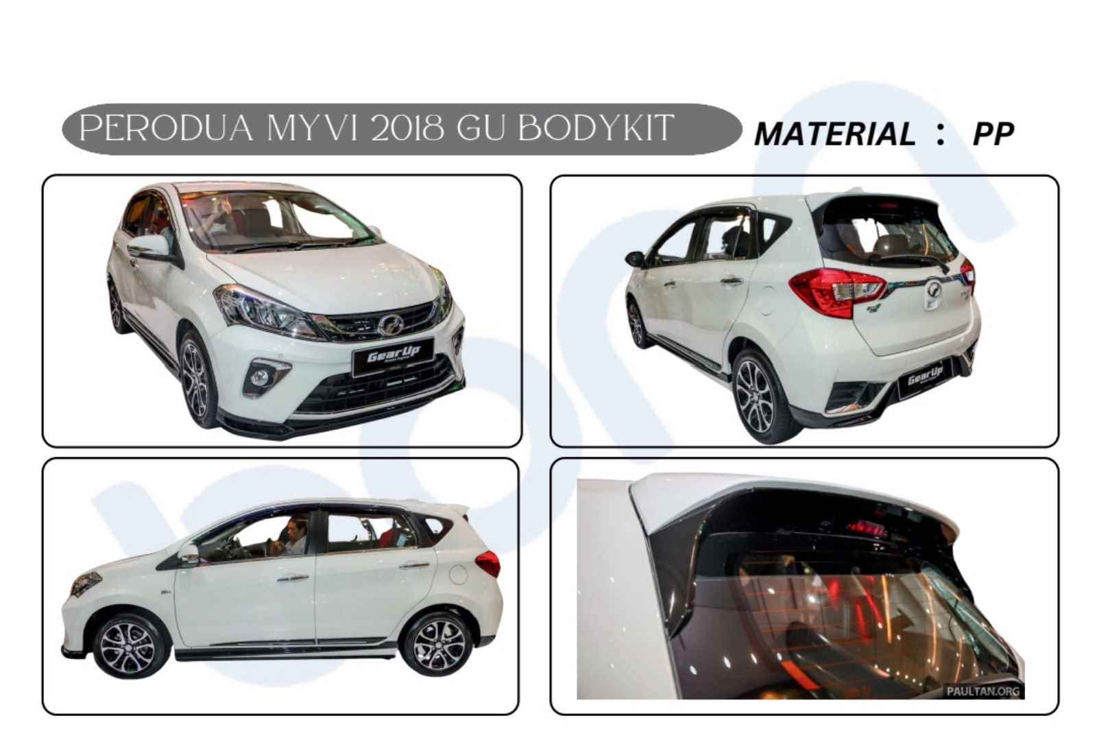 Perodua myvi 18 GU OEM bodykit