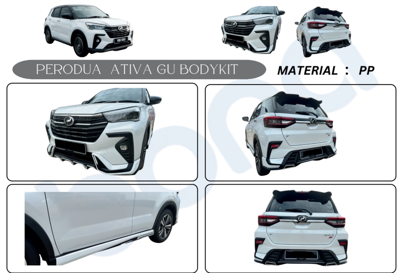 Perodua Ativa Gear Up bodykit