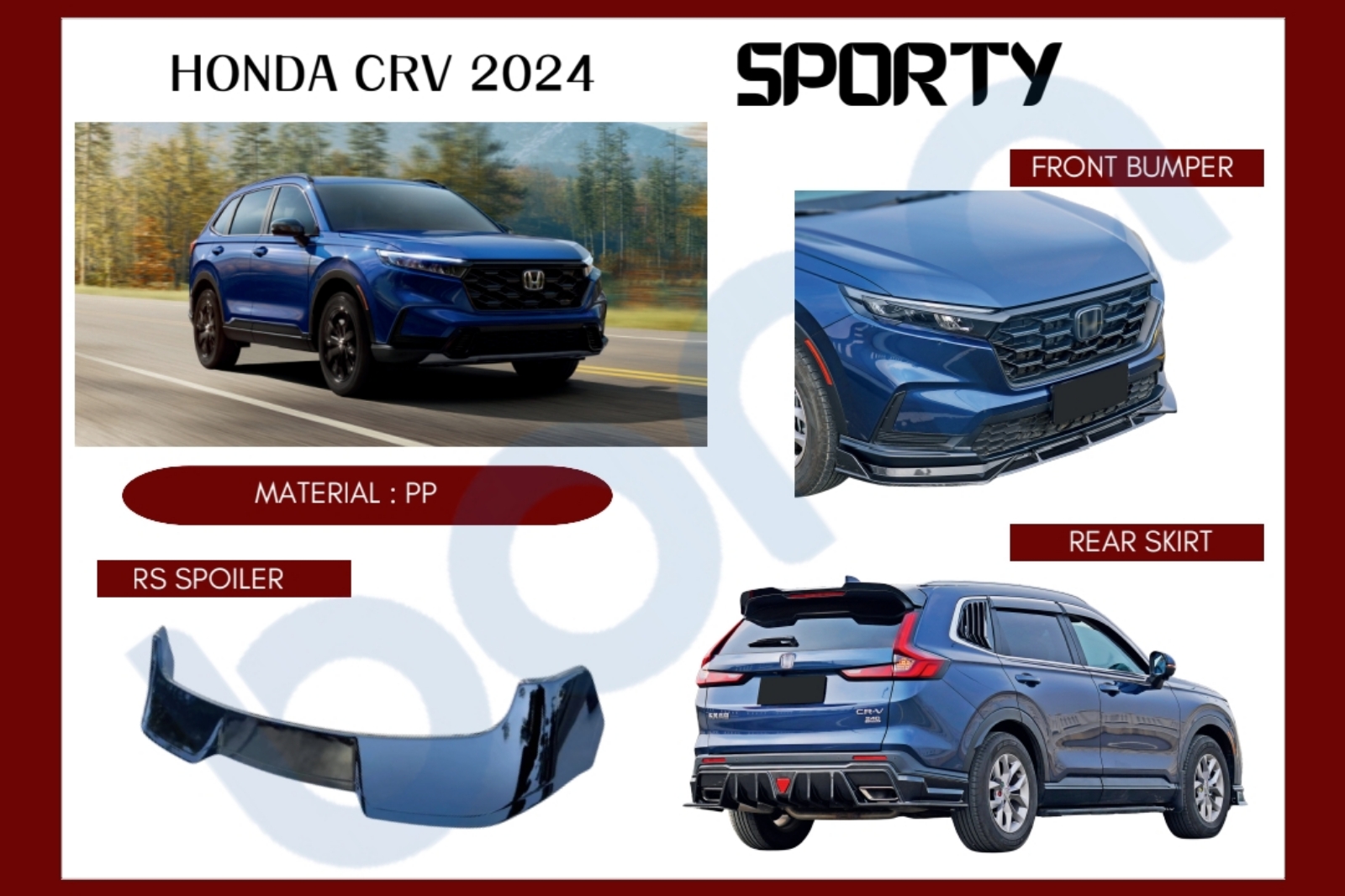 Honda crv Facelift sporty bodykit