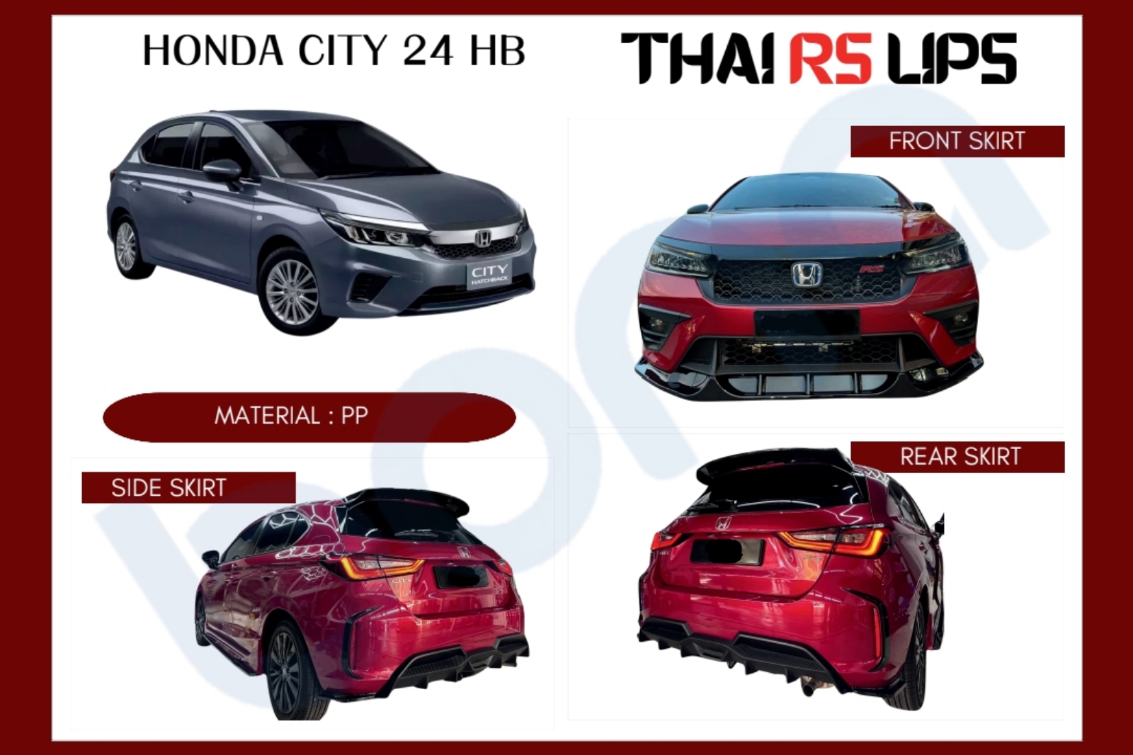 Honda city gn2 RS thai lip