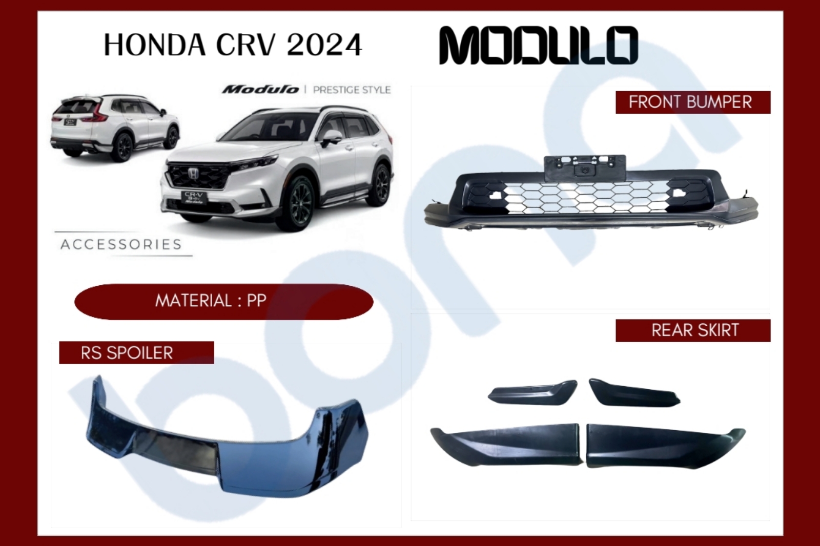 Honda crv Facelift bodykit