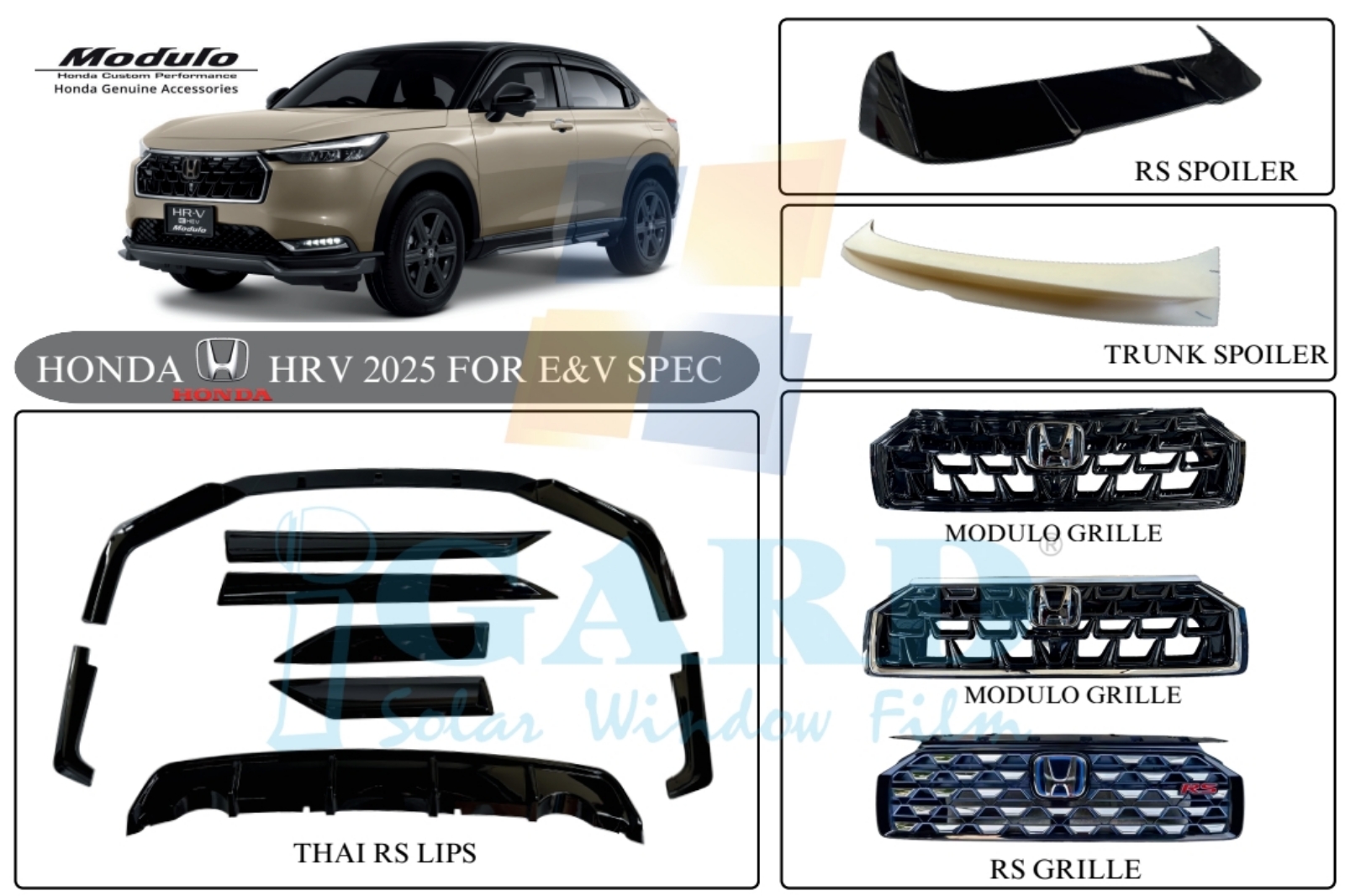 Honda HRV Facelift E/V spec bodykit