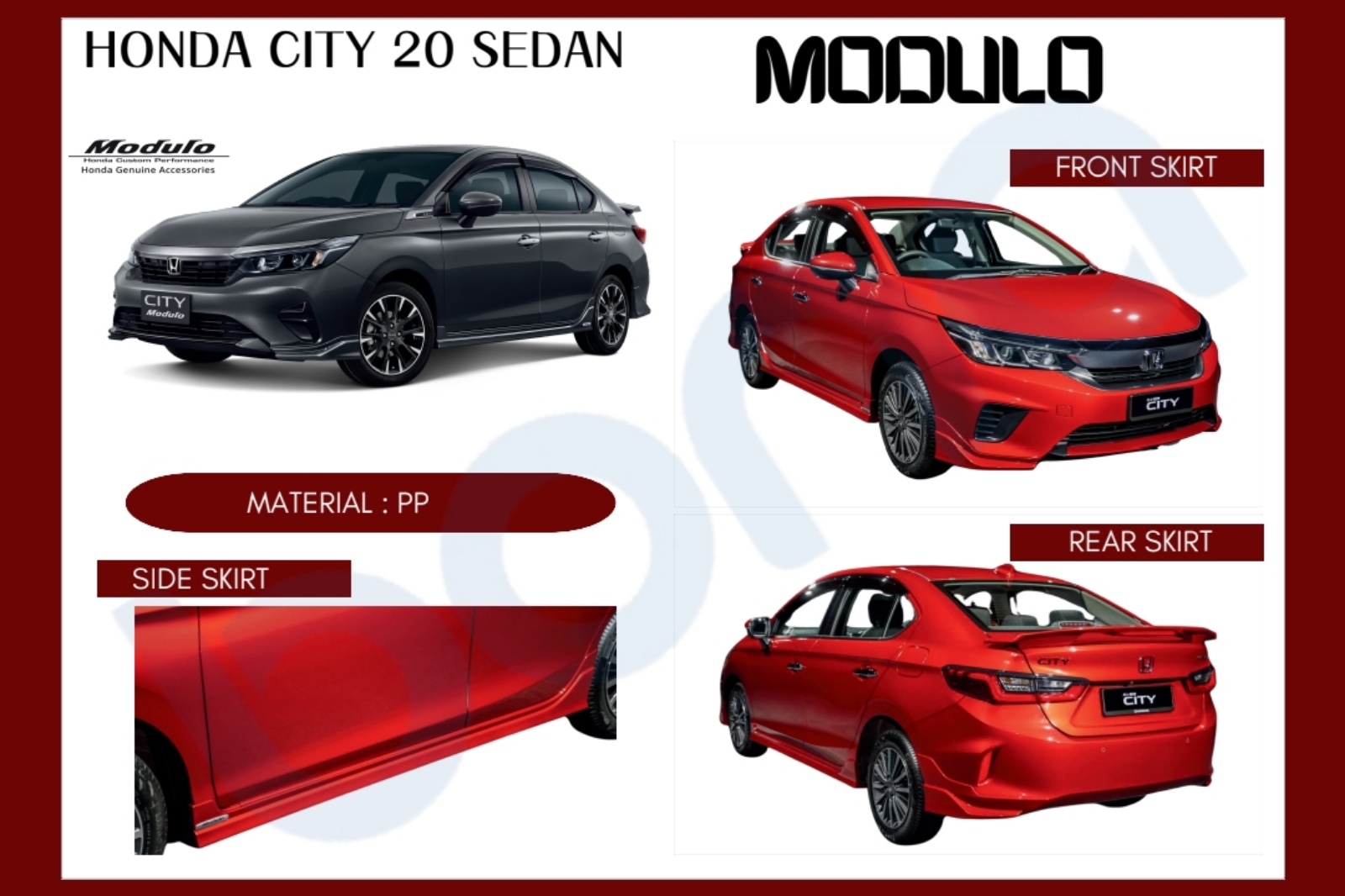 Honda city gn2 modulo bodykit