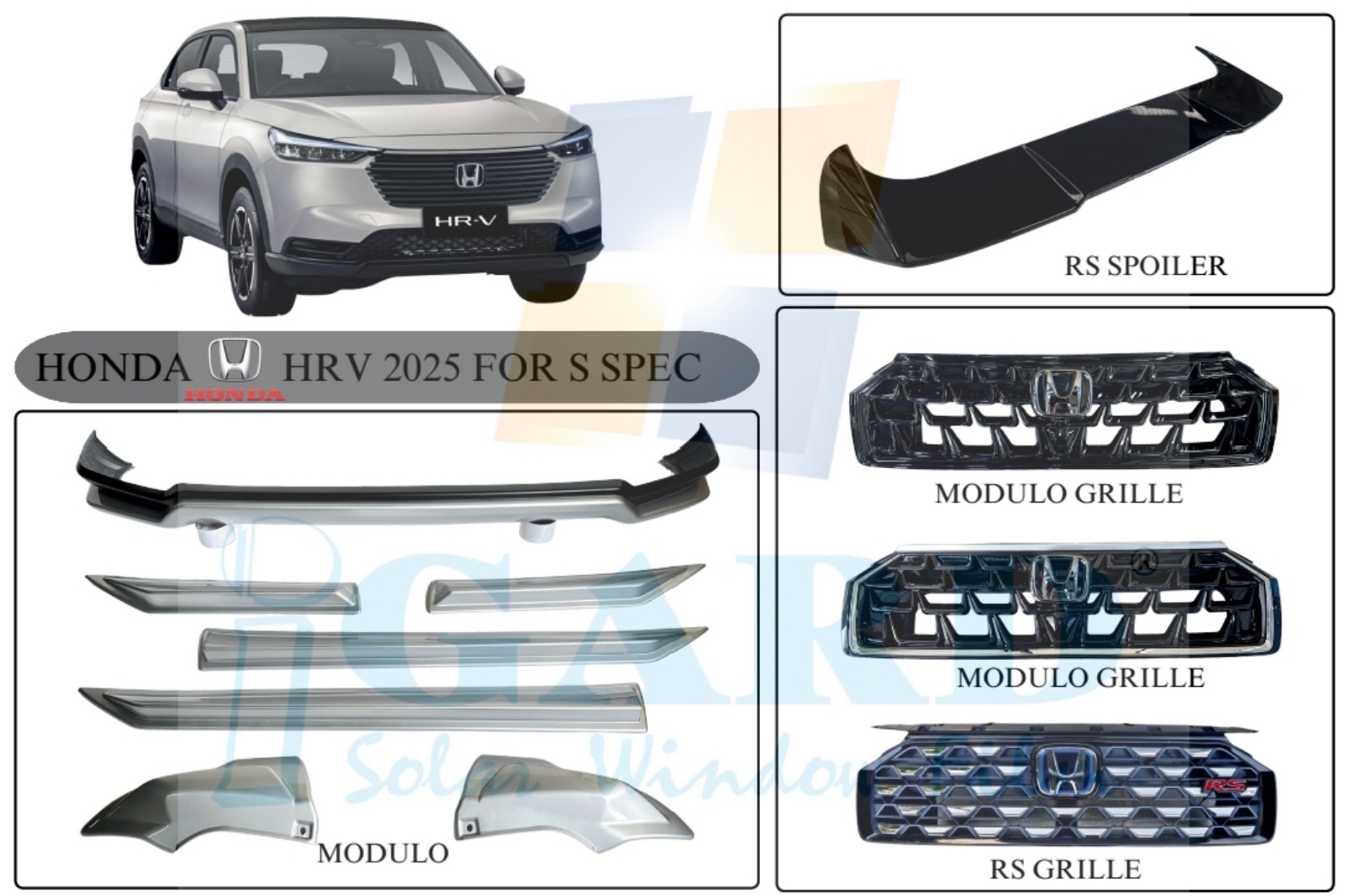 Honda hrv S spec Facelift bodykit