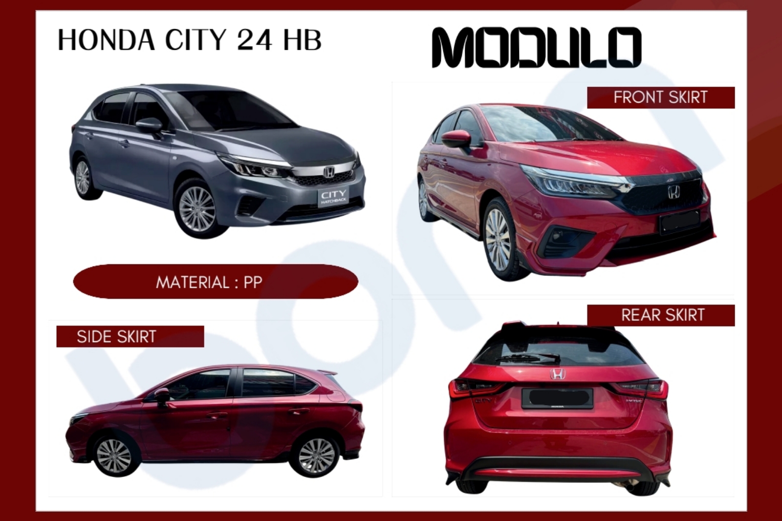 Honda city gn2 hatchback modulo bodykit