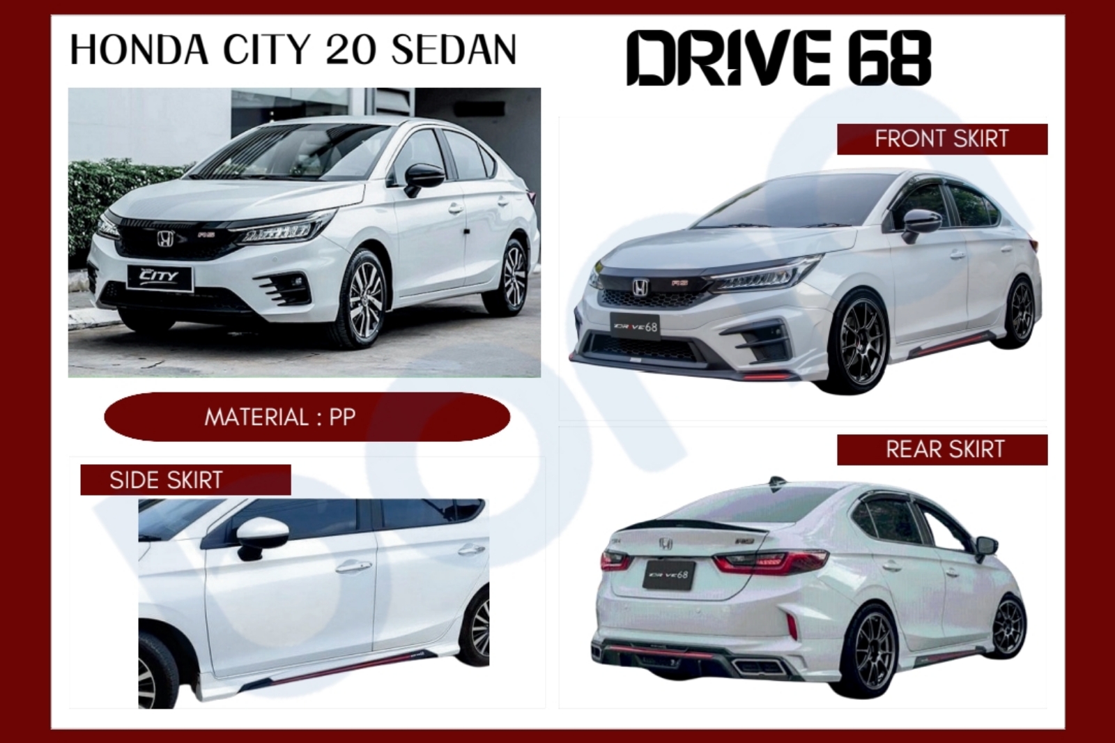 Honda city gn2 drive68 bodykit