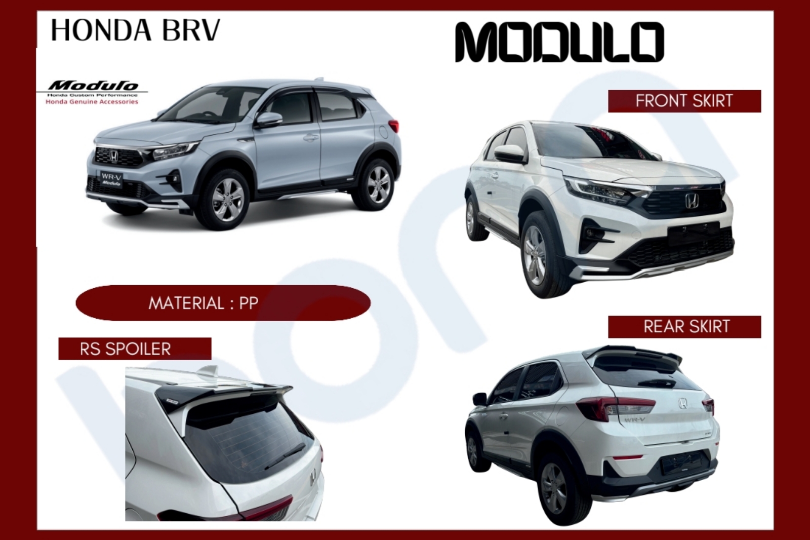 Honda WRV modulo bodykit