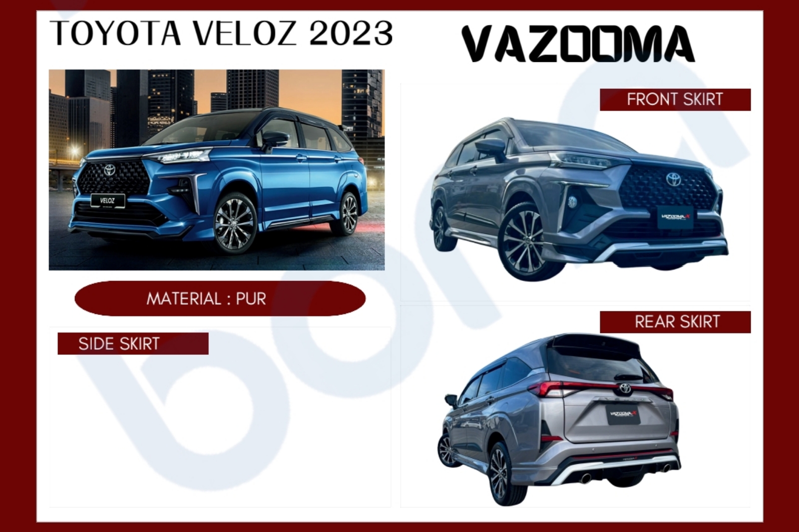 Toyota Veloz vazooma bodykit