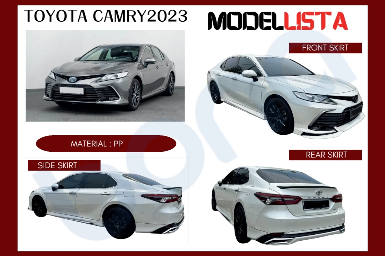 Toyota Camry modellista bodykit