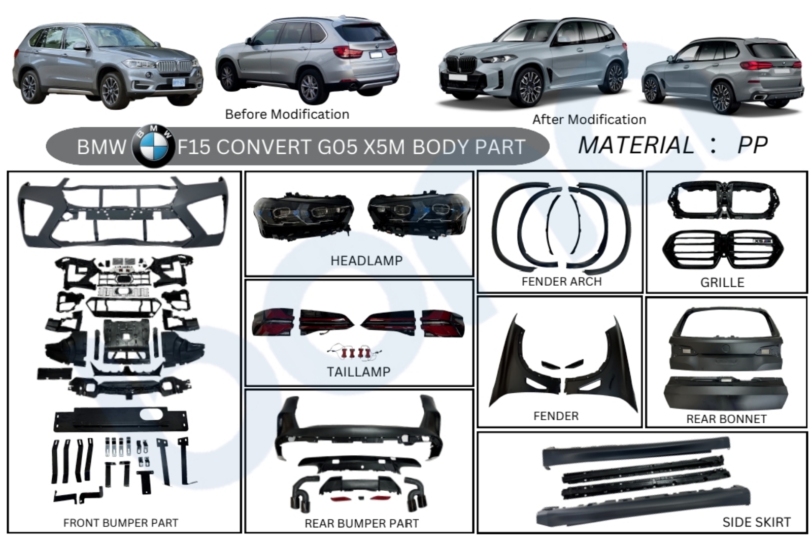 BMW F15 CONVERT G05 / X5
