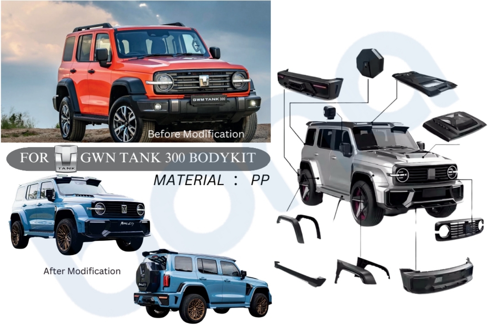 Gmw tank 300 bodykit