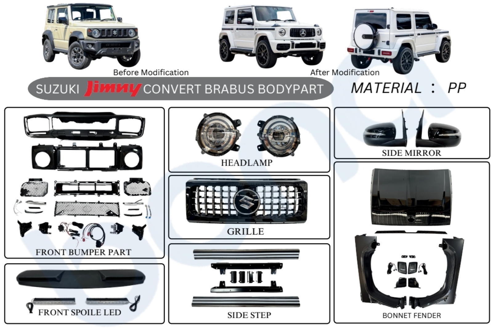 Suzuki Jimny brabus bodykit
