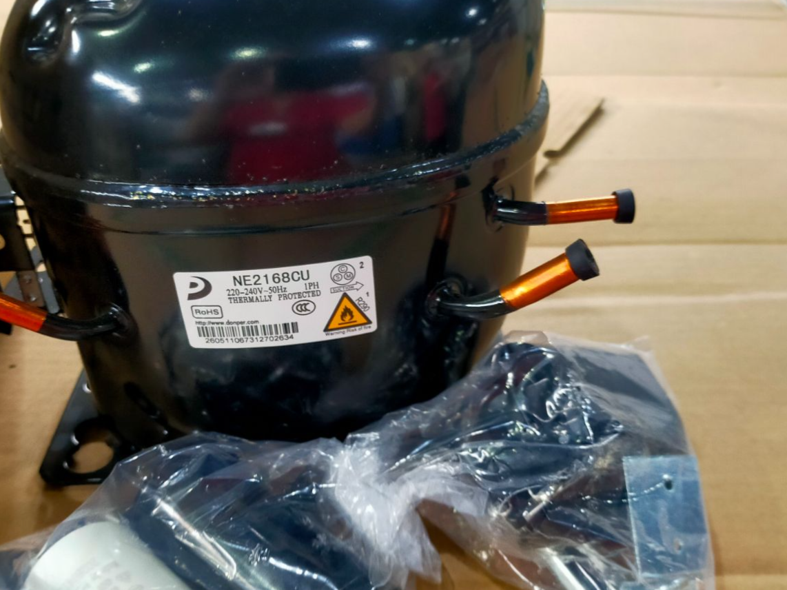 DONPER COMPRESSOR MODEL NE2168CU IS WIDELY USED BY COLD CHAIN PRODUCTS MANUFACTURER( BOTH INTERNATION AND MALAYSIA MARKET)