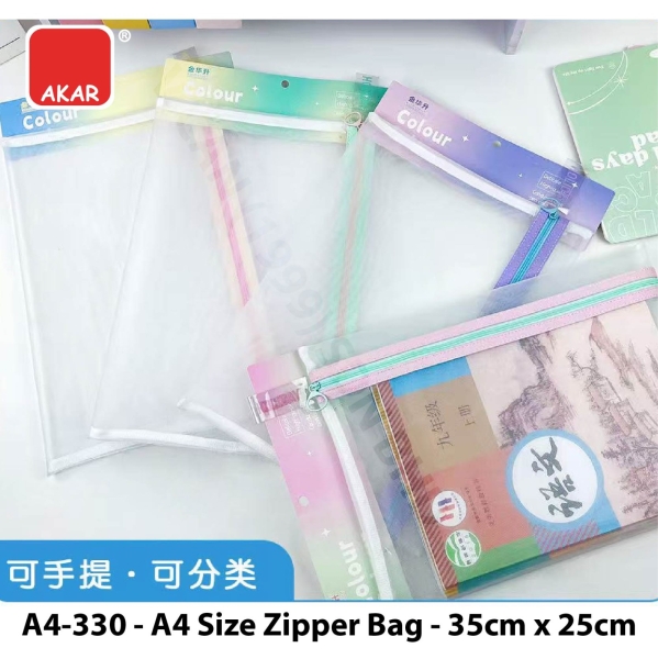 A4-330 Beg Zip Mesh Lutsinar Fail & Pensel / Mesh Zipper Pouch Transparent Stationery Bag Pas Pencil pouch Zip Bag / Bag Selangor, Malaysia, Kuala Lumpur (KL), Semenyih Supplier, Suppliers, Supply, Supplies | V CAN (1999) SDN BHD