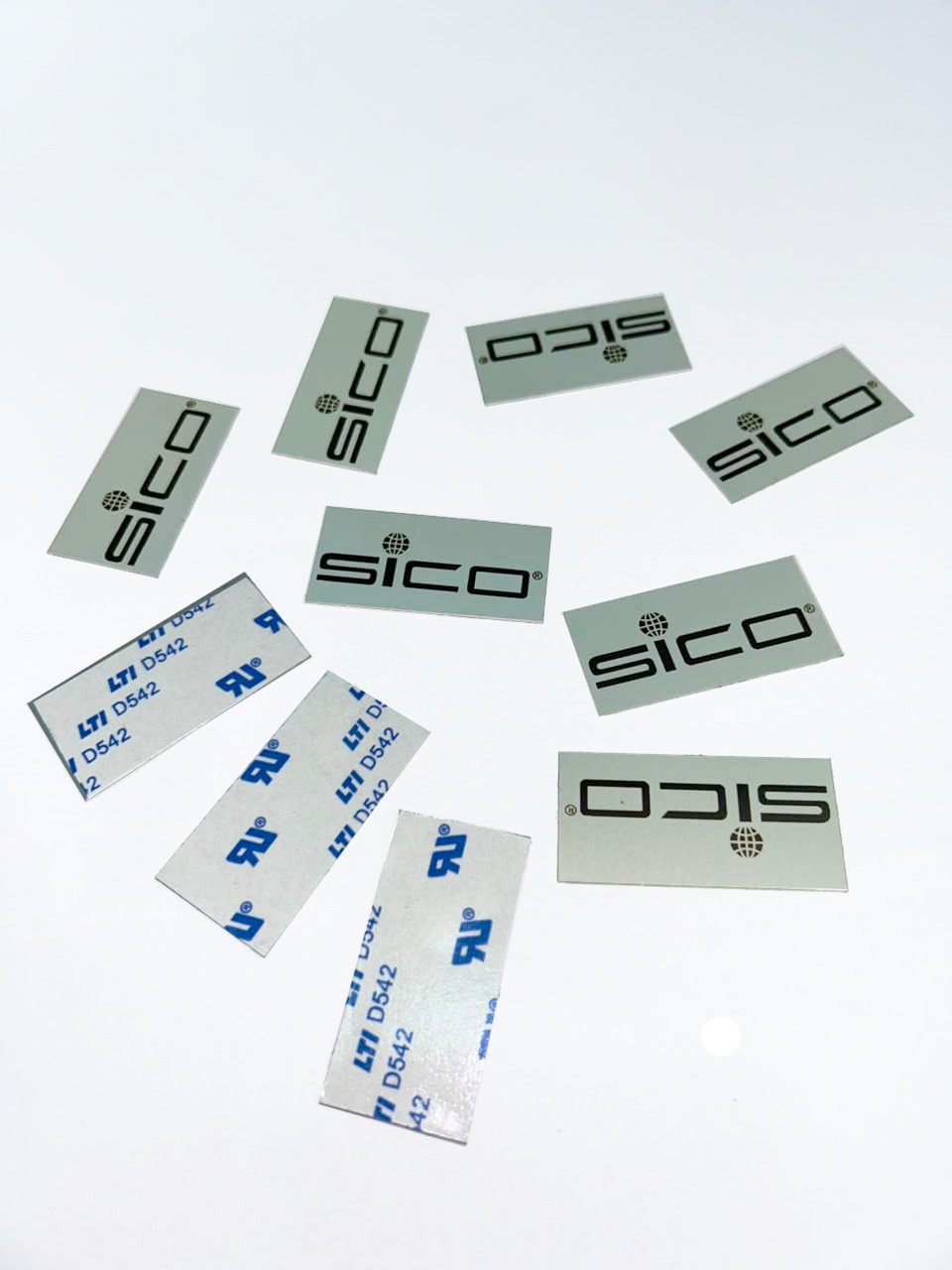 Aluminium Plate + Laser Print with Double Side Tape