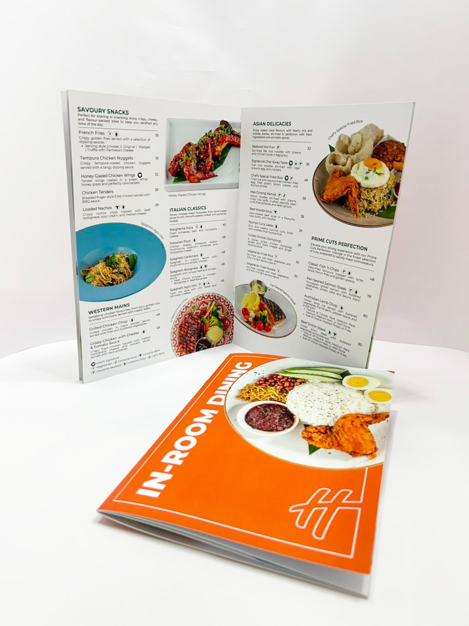 Holiday Inn JBCC In Room Dining Menu
