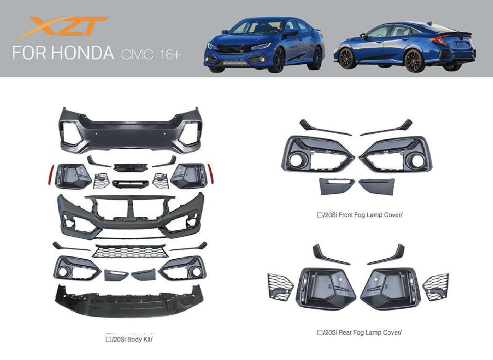 Honda civic fc SI bodykit