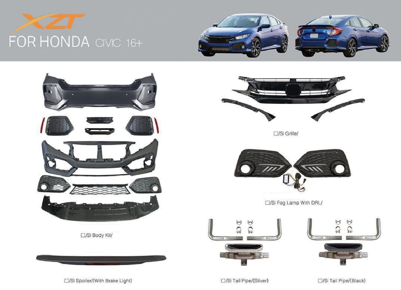 Honda civic fc SI bodykit