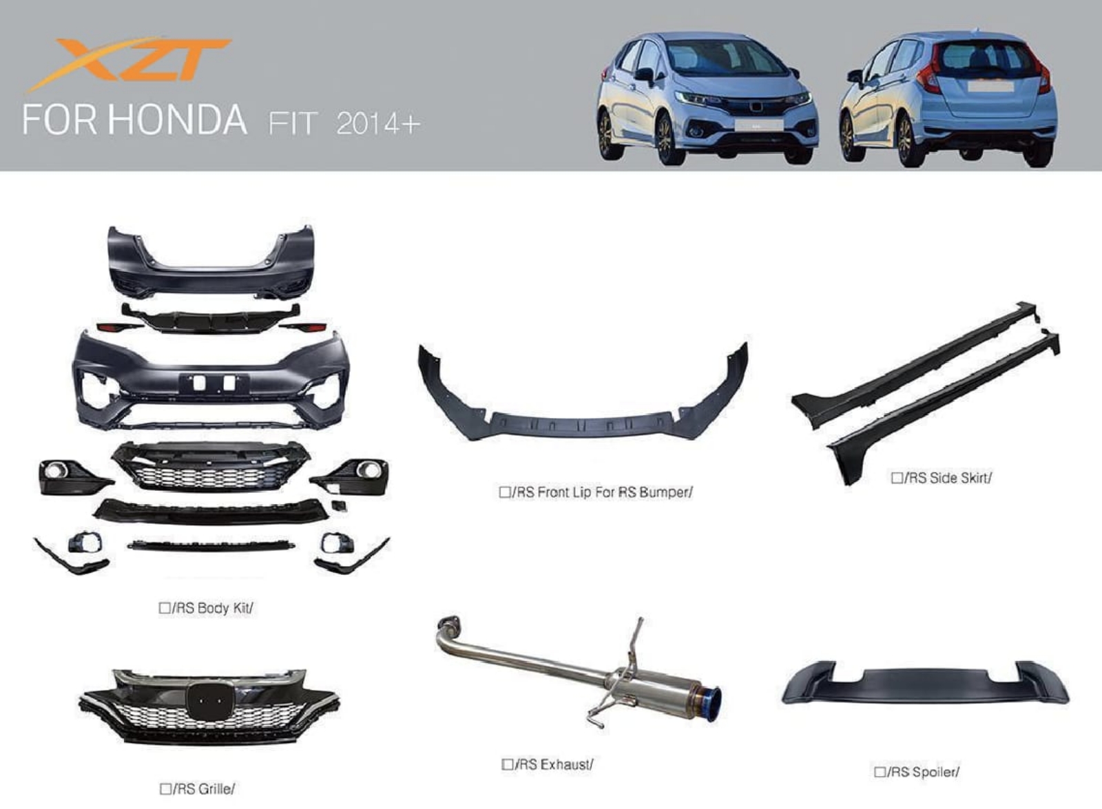 Honda Jazz GK5 bodykit