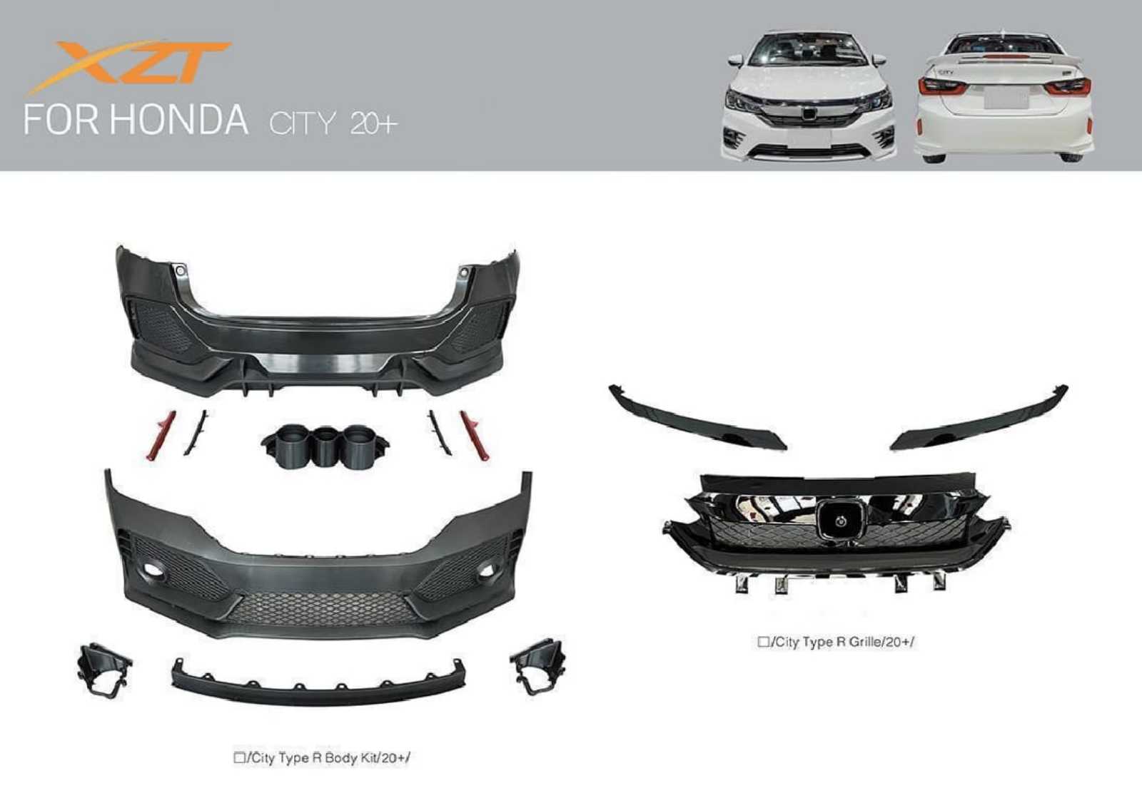 Honda city GN2 type r bodykit