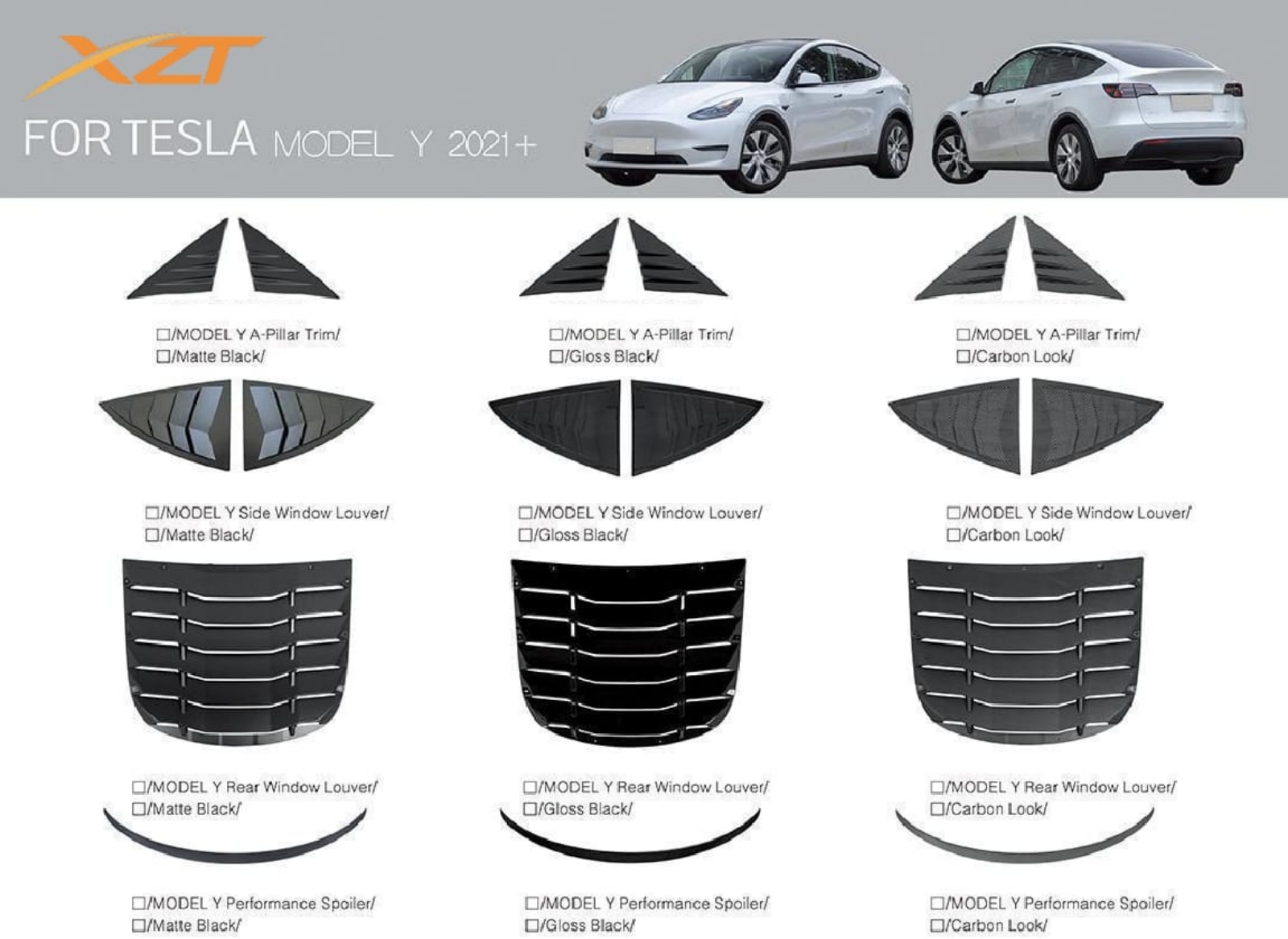 TESLA model Y bodykit