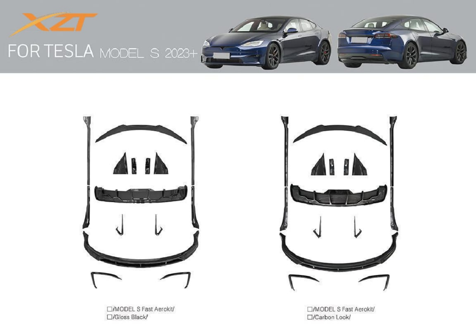 TESLA model S bodykit