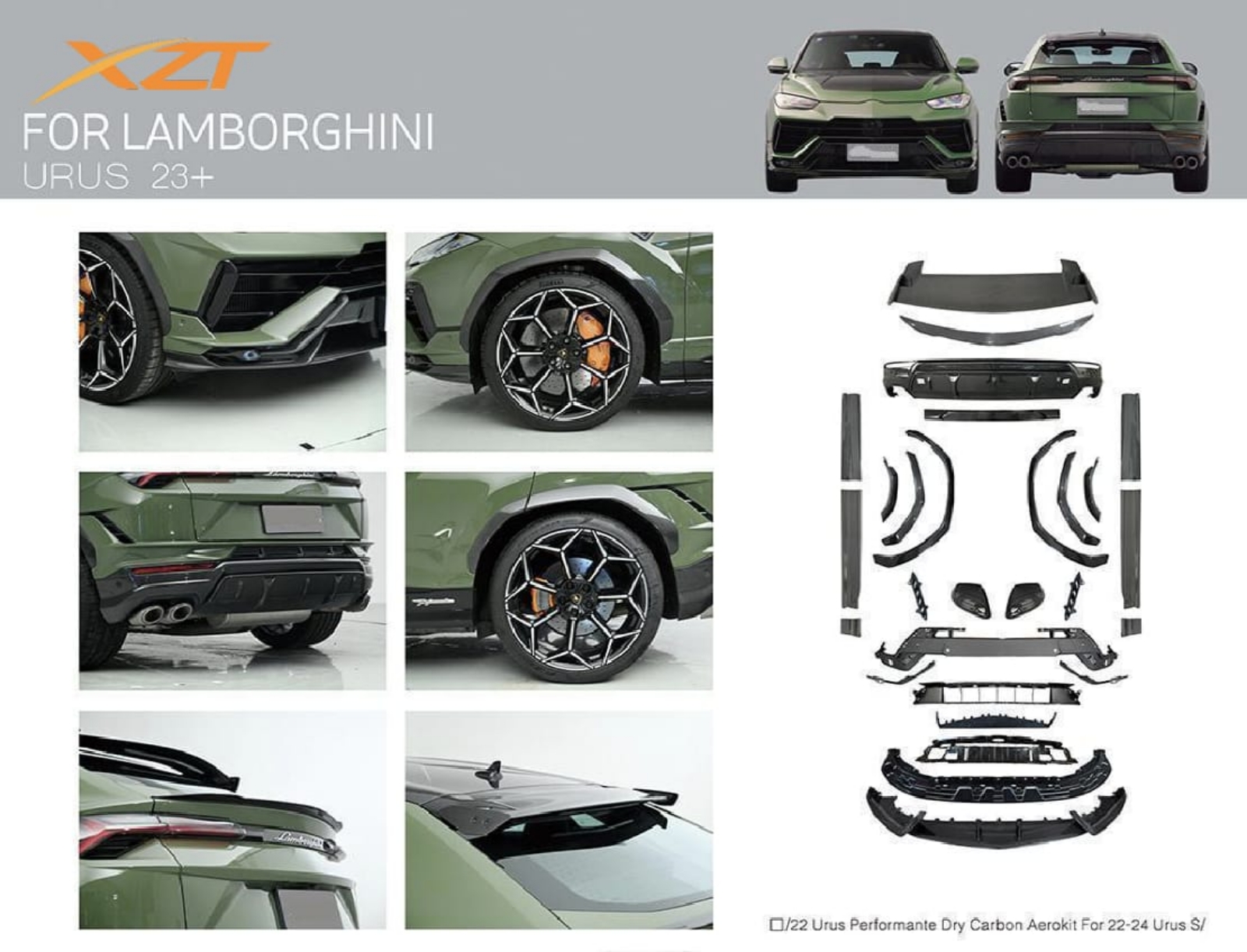 LAMBORGHINI Urus performante bodykit