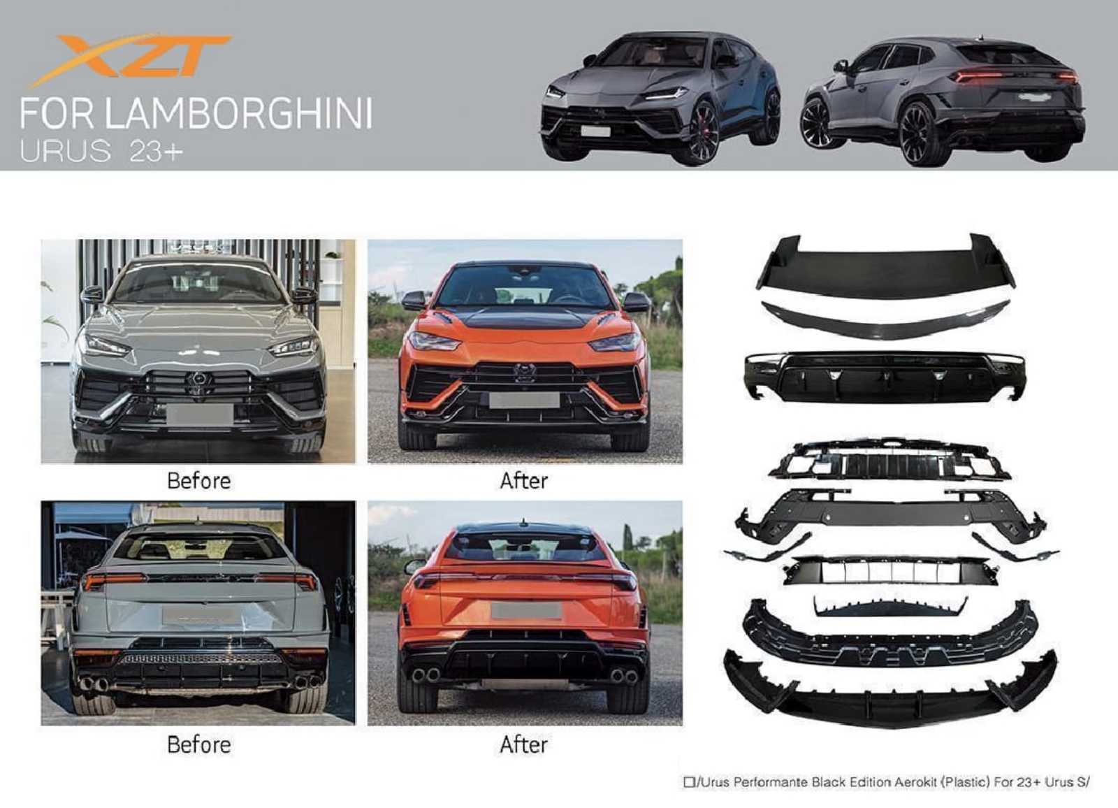 LAMBORGHINI Urus performante bodykit