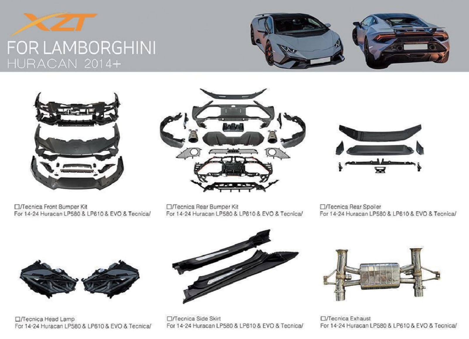 LAMBORGHINI Huracan tecnita bodykit