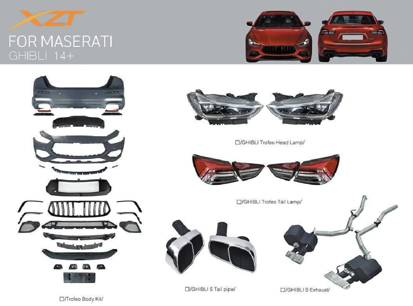 Maserati Dhibli bodykit