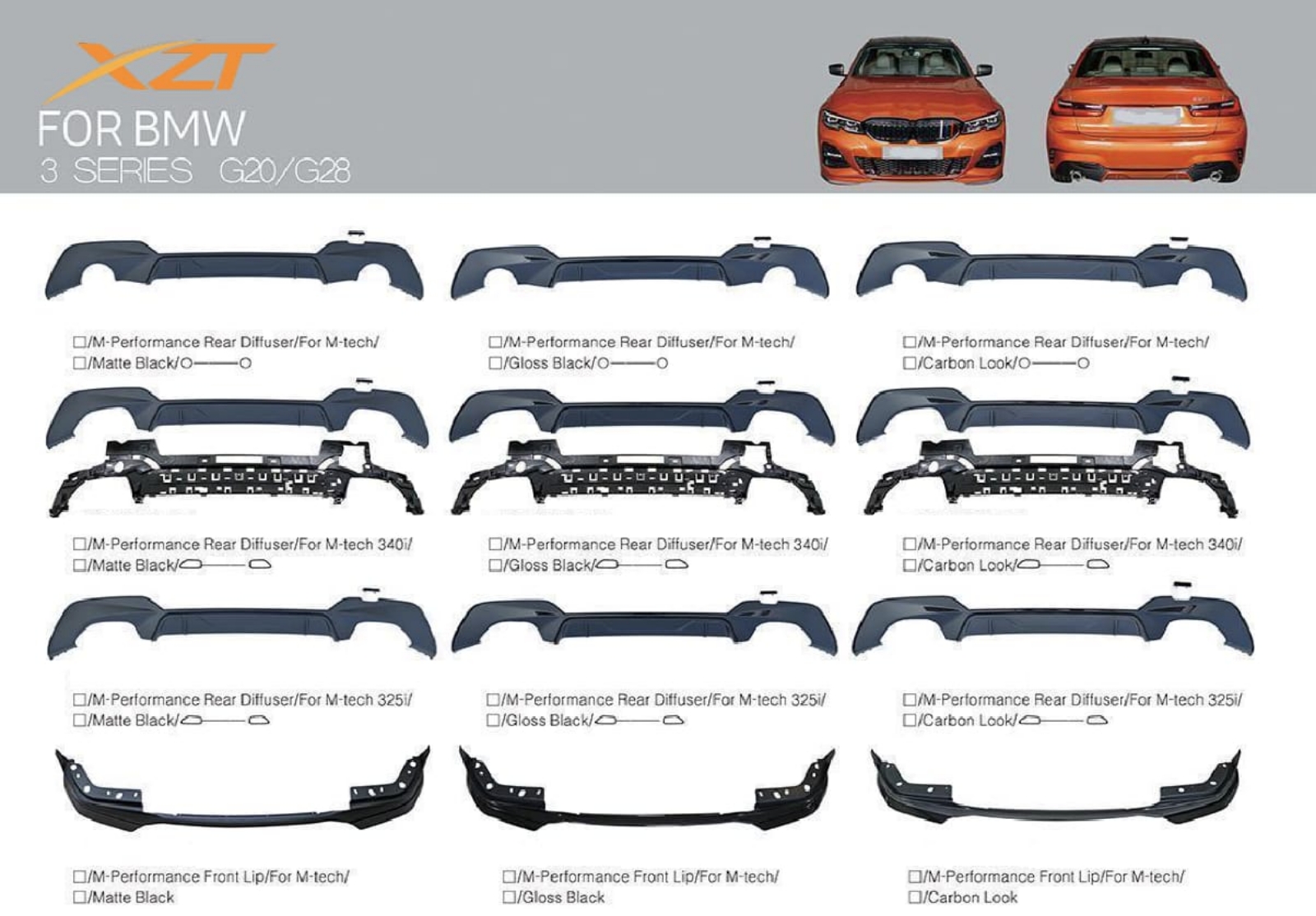 BMW 3 SERIES G20/G28 BODYKIT