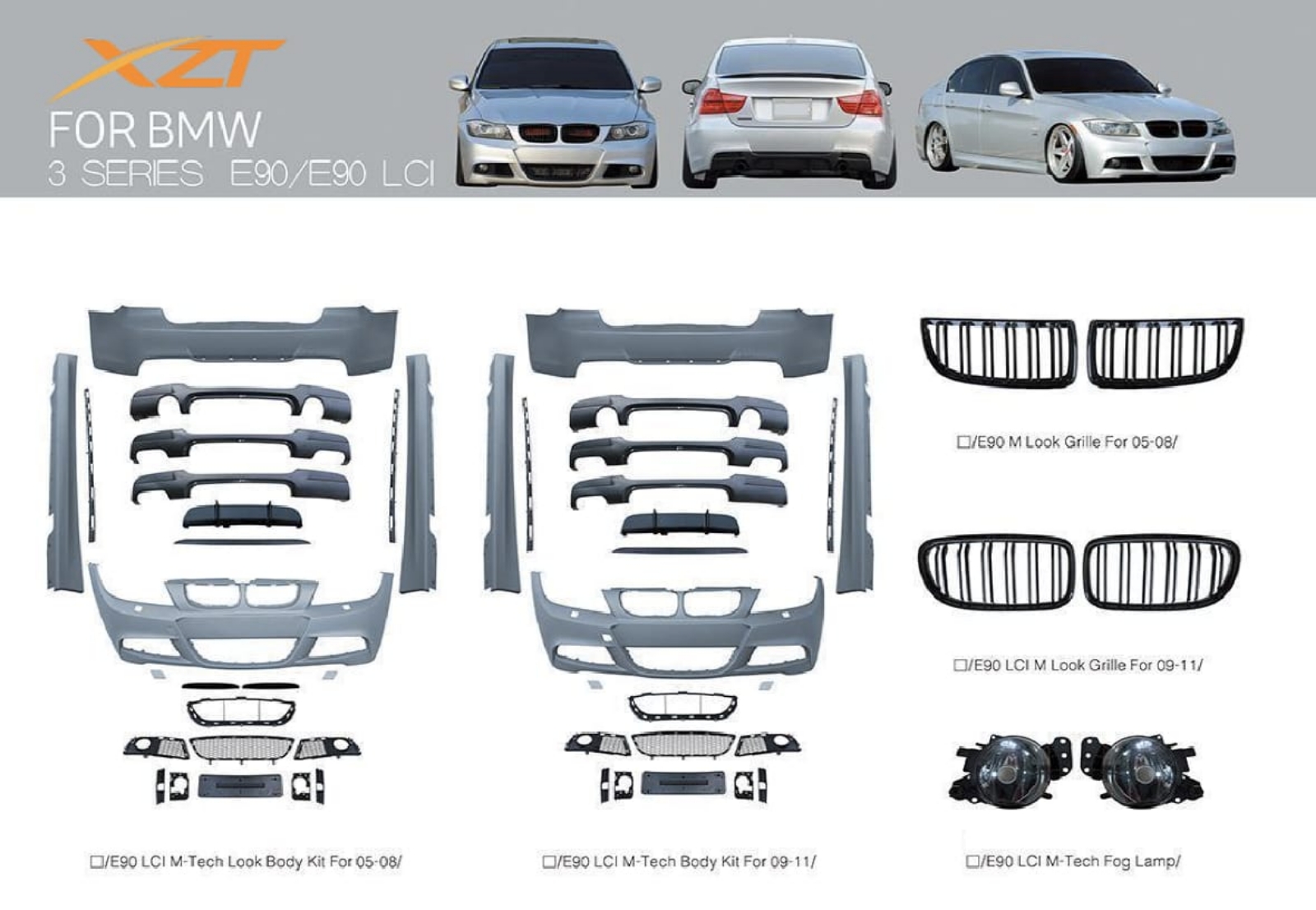 BMW 3 SERIES E90/E90 LCI BODYKIT