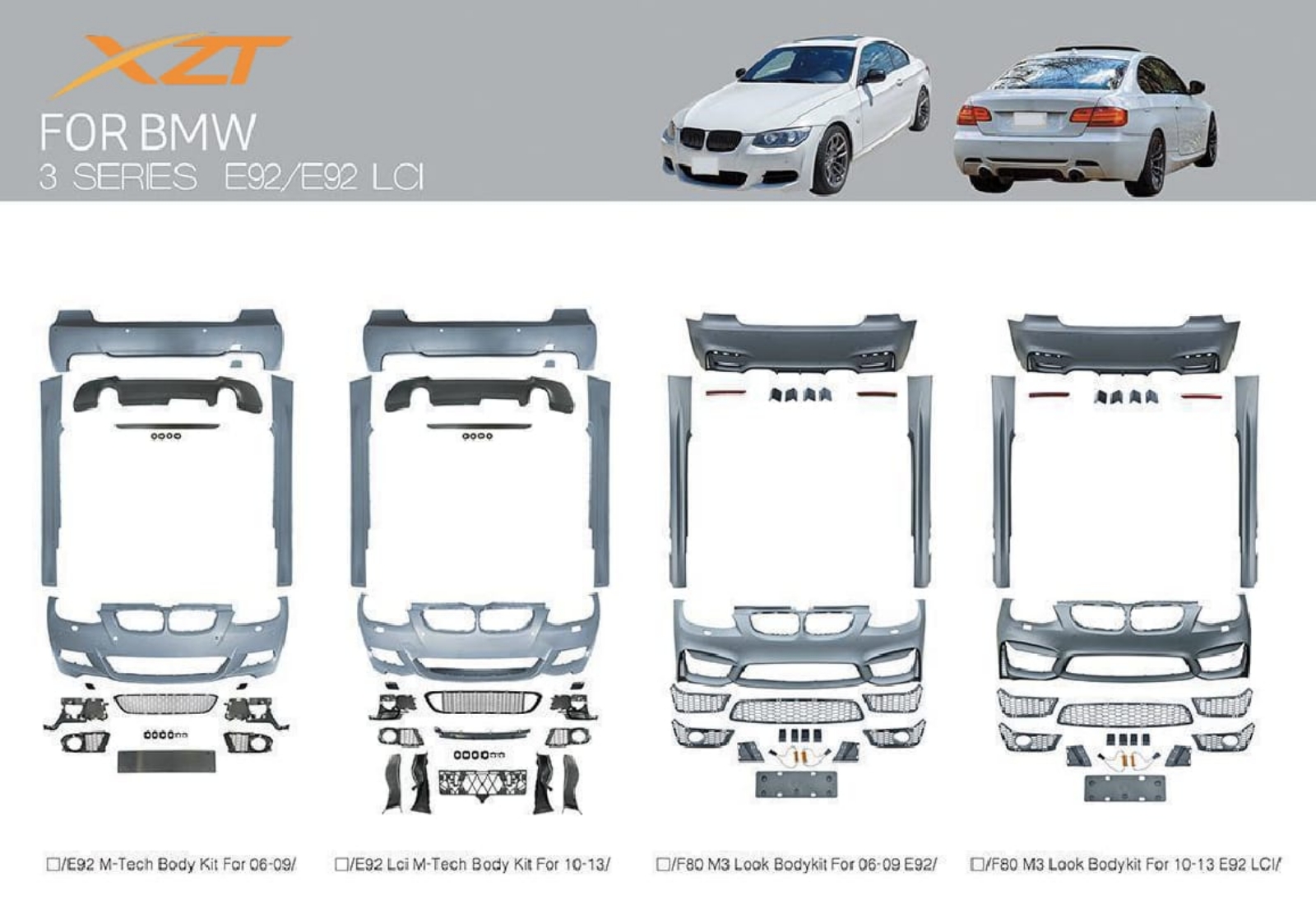 BMW 3 SERIES E92/E92 LCI BODYKIT