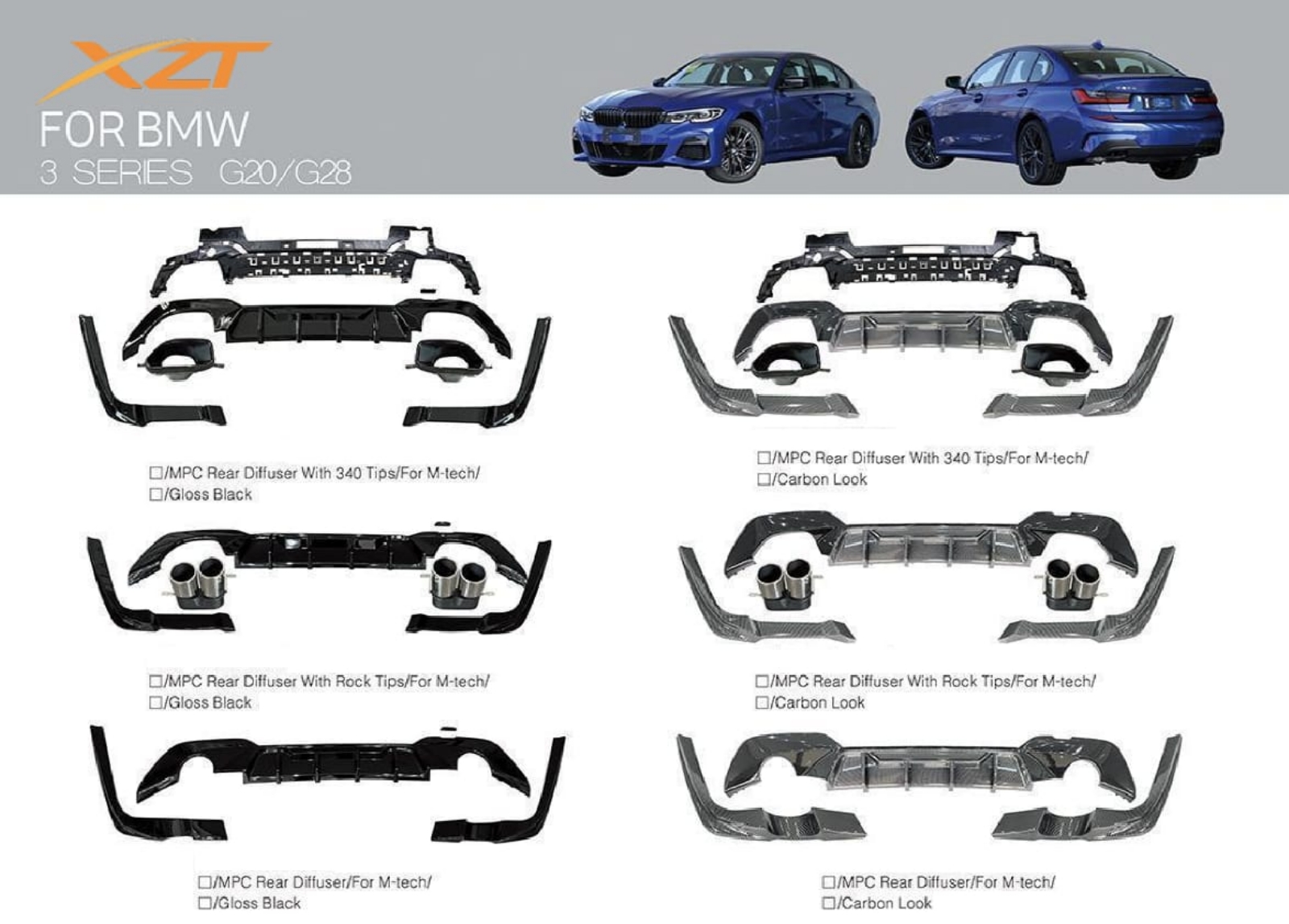 BMW 3 SERIES G20/G28 BODYKIT