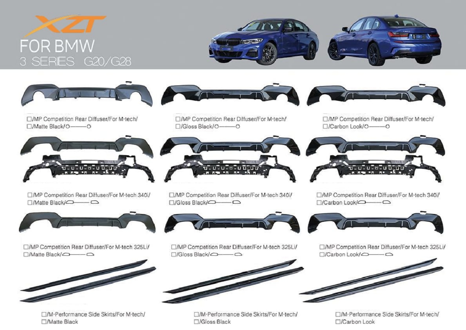 BMW 3 SERIES G20/G28 BODYKIT