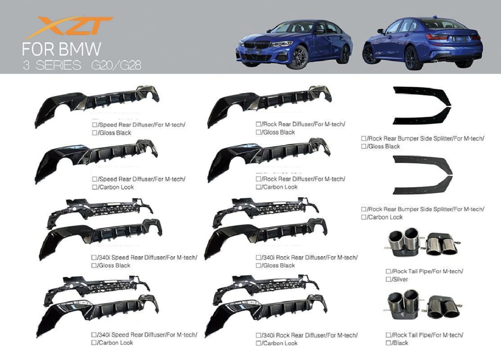BMW 3 SERIES G20/G28 BODYKIT