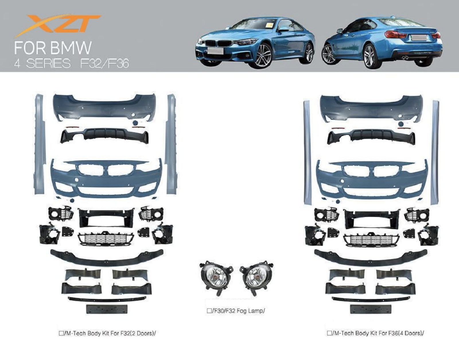 BMW 4 SERIES F32/F36 BODYKIT