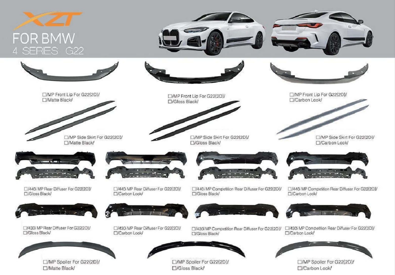 BMW 4 SERIES G22 BODYKIT