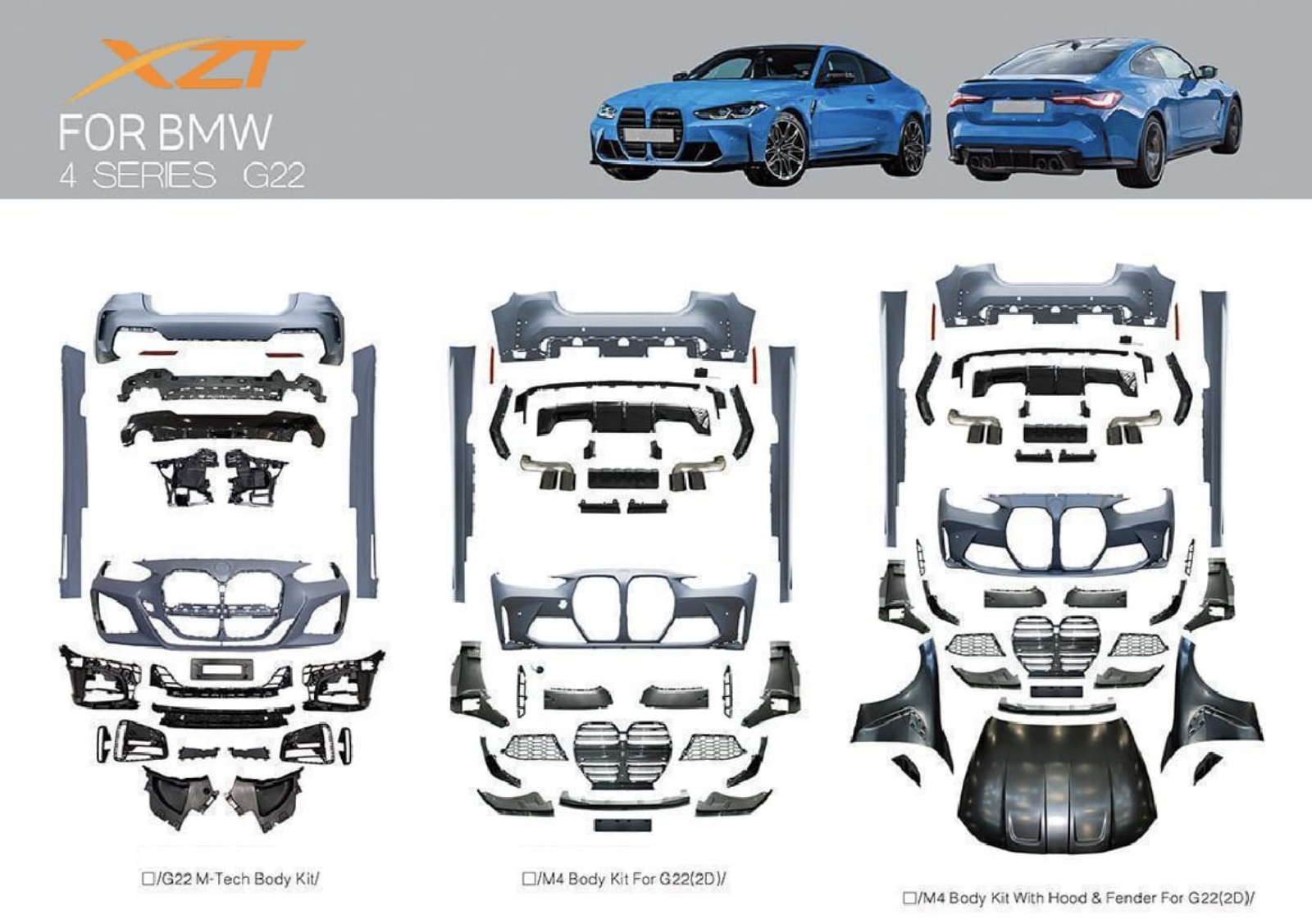 BMW 4 SERIES G22 BODYKIT