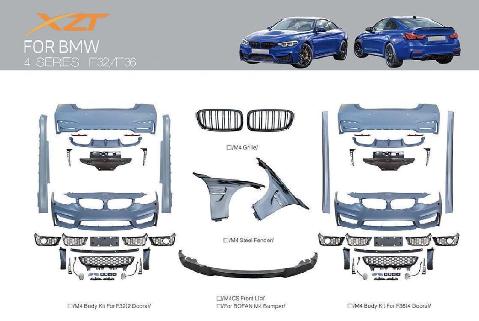 BMW 4 SERIES F322/F36 BODYKIT